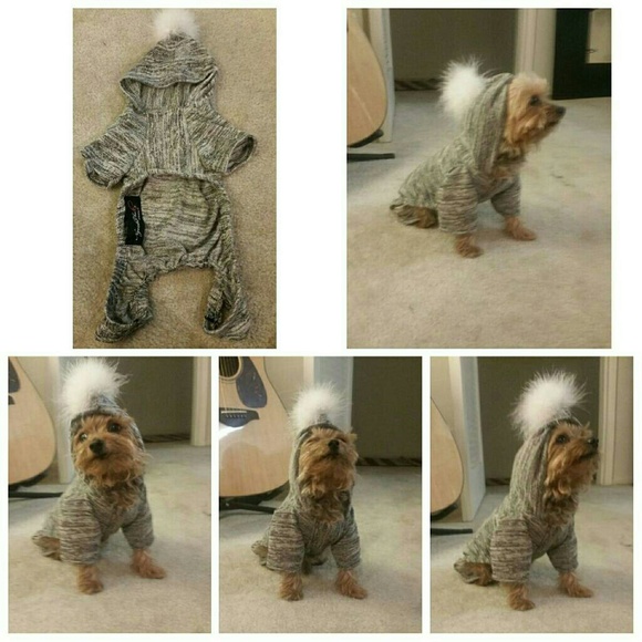 Sweater knit Doggy Romper - Picture 2 of 2