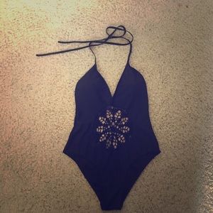 Black One Piece Bathing Suit