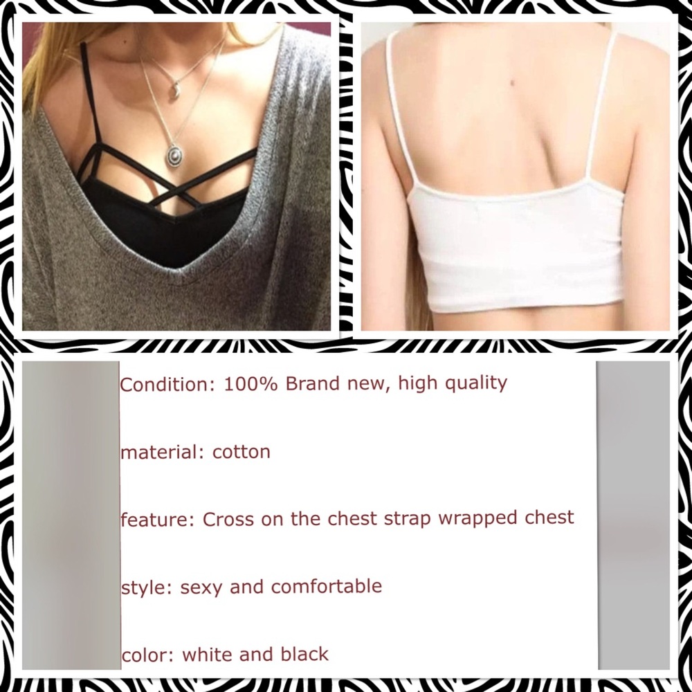 Sexy caged bralette LAST ONE WHITE - Picture 2 of 2