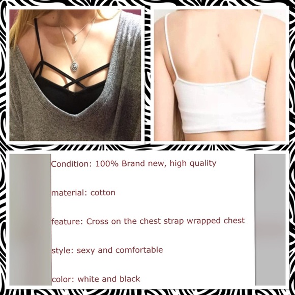 Sexy caged bralette LAST ONE WHITE - Picture 2 of 2