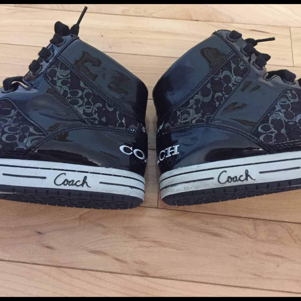 ⛔️SOLD⛔️Coach High Top Sneakers Size 8.5 - Picture 6 of 8