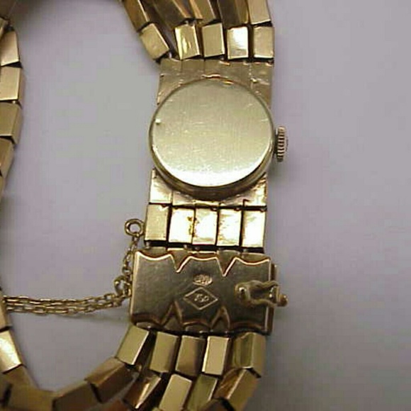 Antique Girard Perregaux 18k gold  diamond watch,1880s main image 4