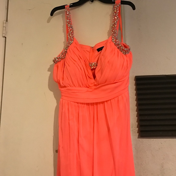 Formal pink gown. Wore it to my senior prom. - Picture 2 of 4