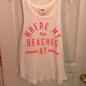 Pink tank top