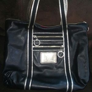 Used Coach Poppy All Leather Tote
