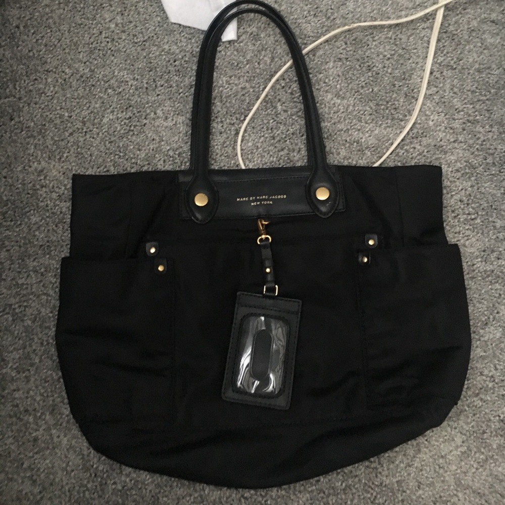 Black nylon Marc jacobs bag