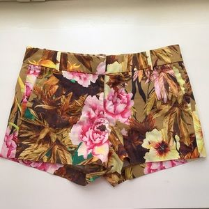 Tropical Floral Print Shorts