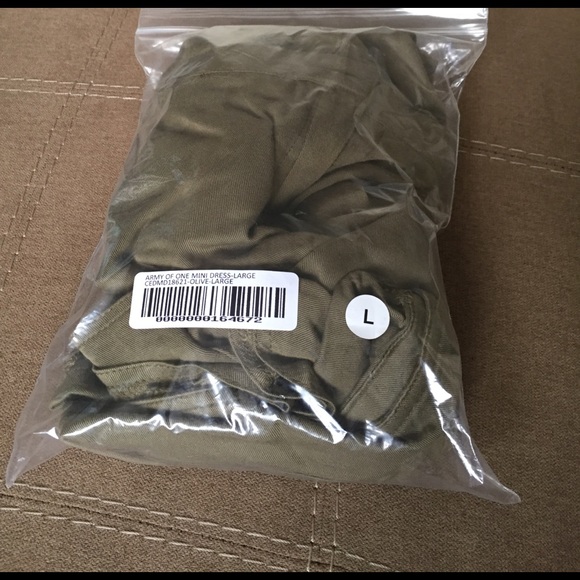 ❌SOLD❌Army of One Mini Dress-Clothes Envy - Picture 4 of 4
