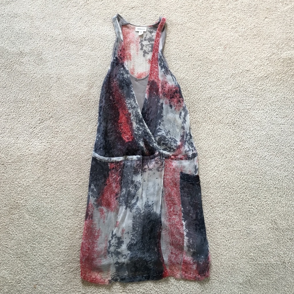 Sheer Dress with Knit Lining (Medium but fits a S)