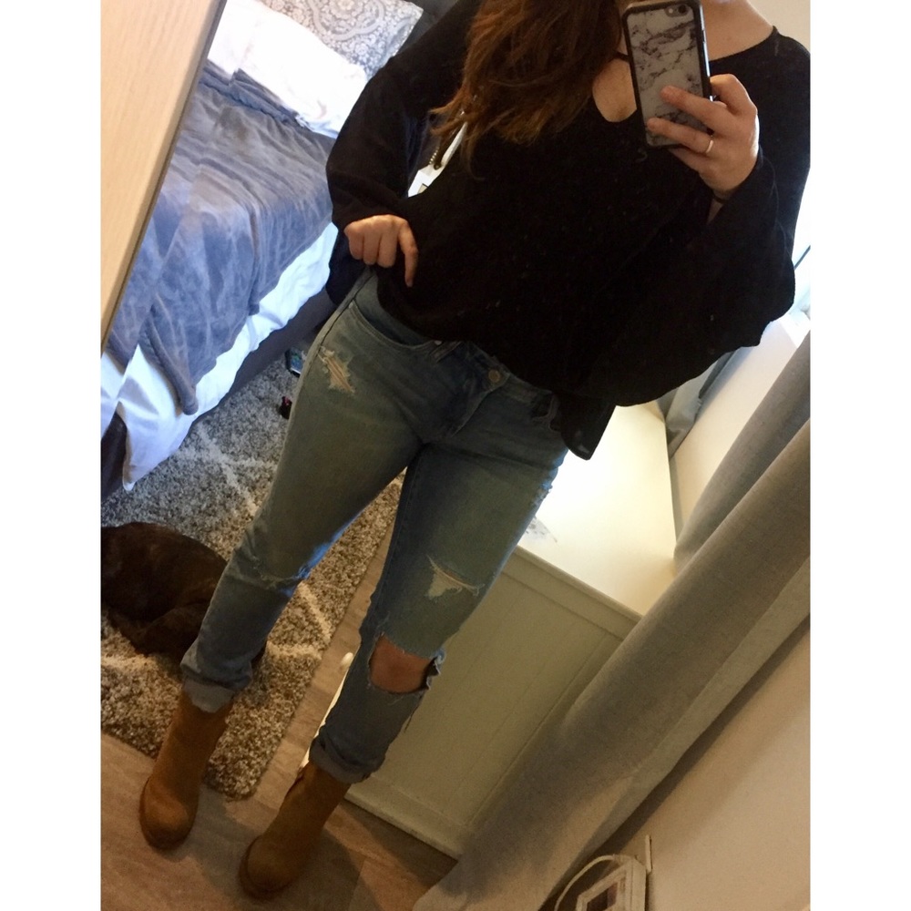 Blank NYC Ripped Knee Jeans