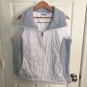 White Puff Vest