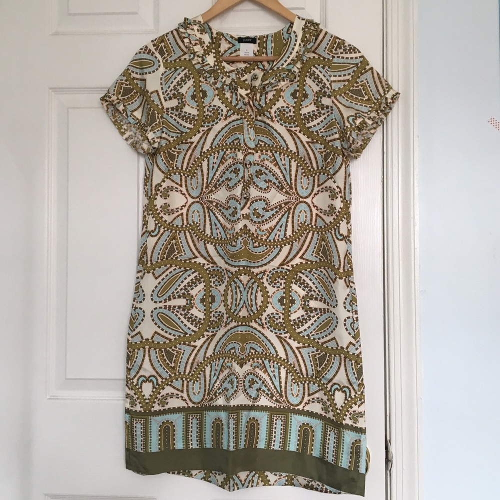 J.Crew Silk Dress🌸🌿