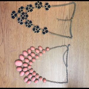 Two statement necklaces sold together or separate