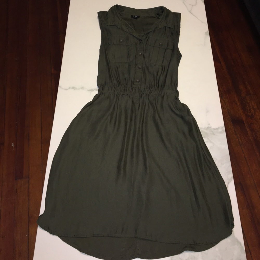 Army green dress