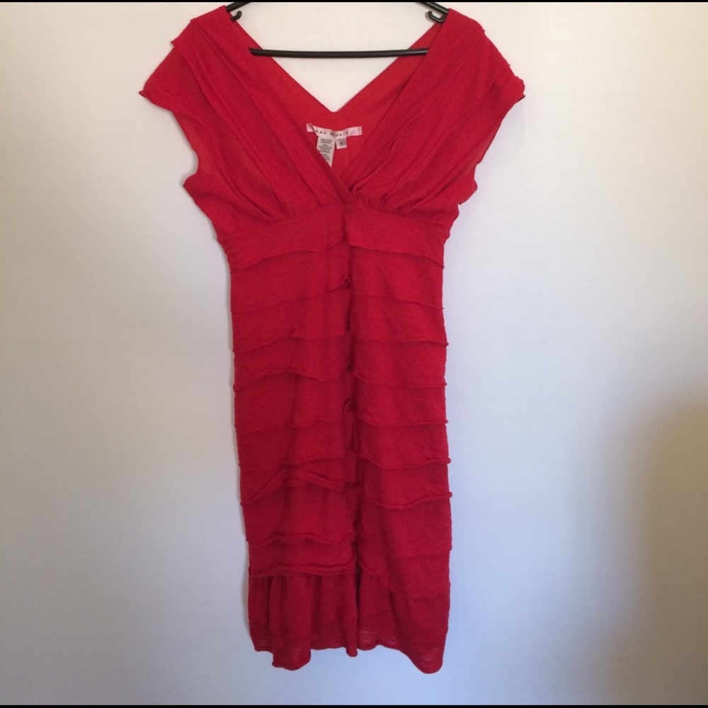 Max Studio red dress