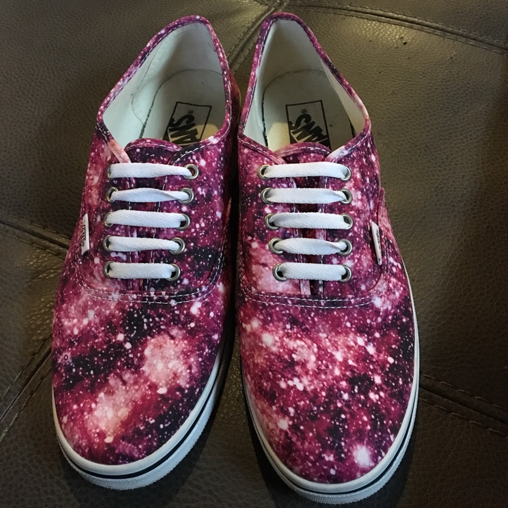 💜👽 PINK GALAXY VANS!! 👽💜