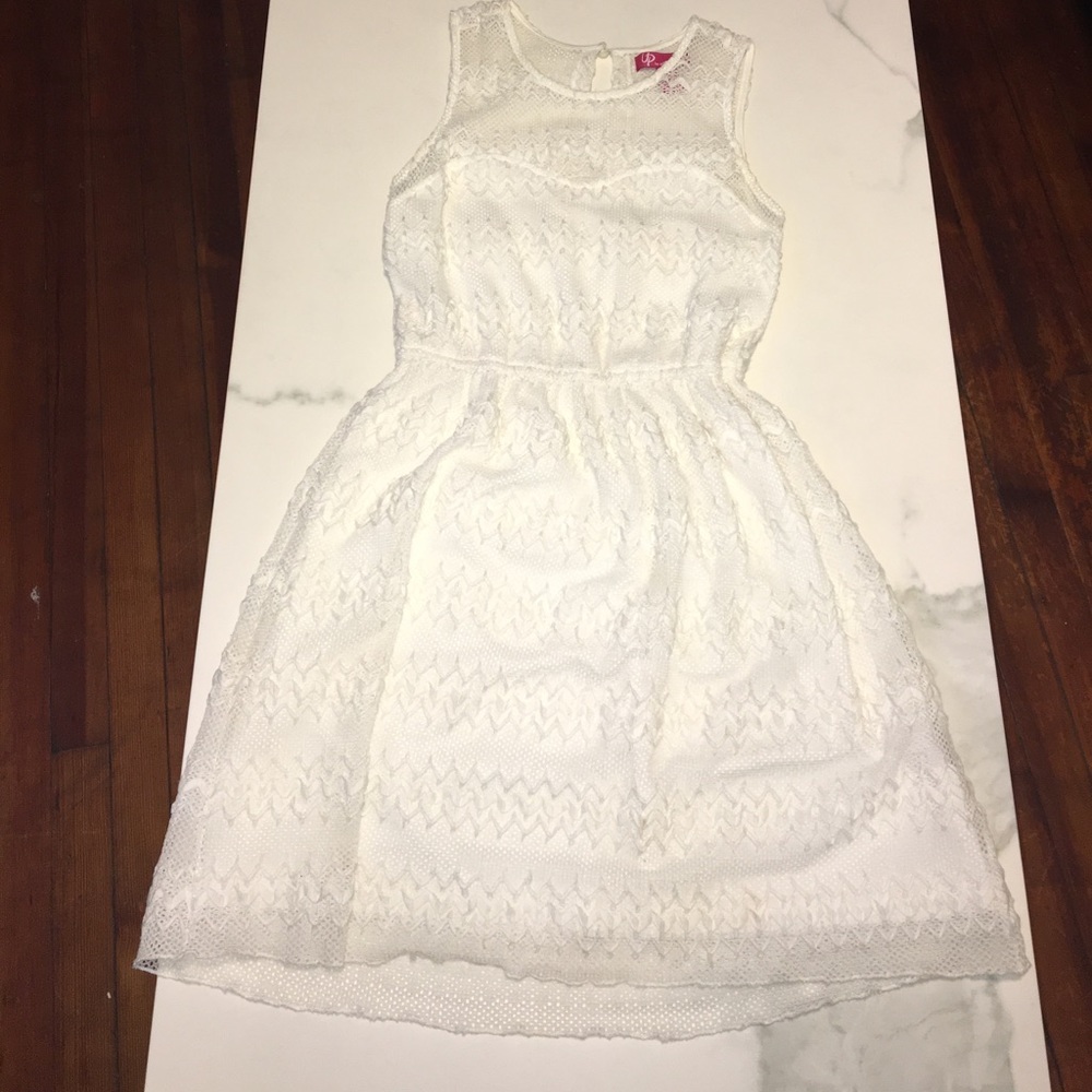 White lace dress