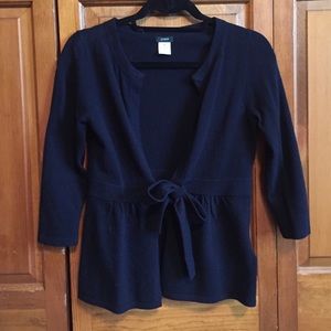 J. Crew Tie Front Sweater