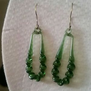 Vintage glass earrings