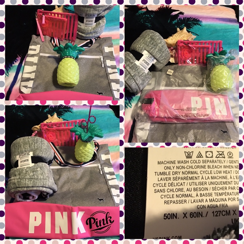 BNWT Pink Victoria'sSecret Beach Ready Bundle