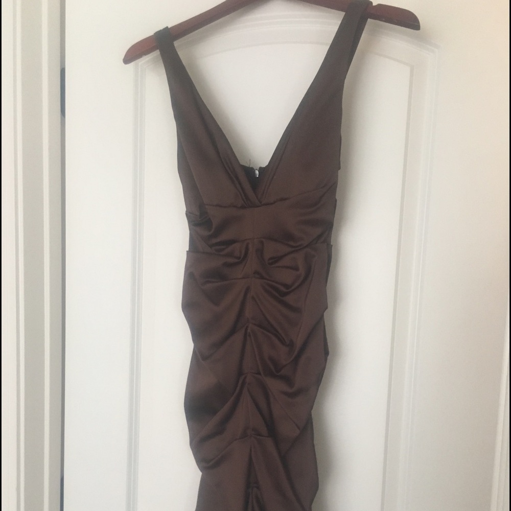 Rich chocolate brown dress