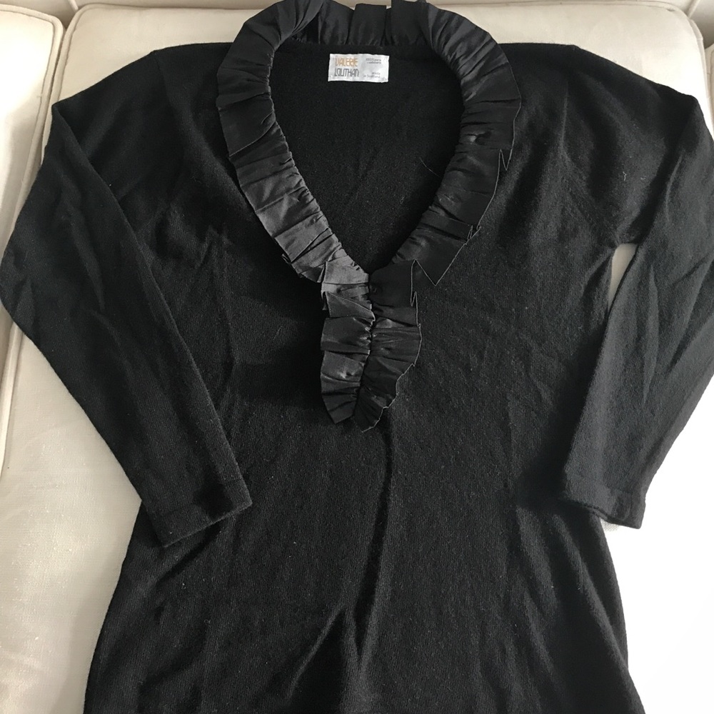 Valerie Louthan black cashmere sweater