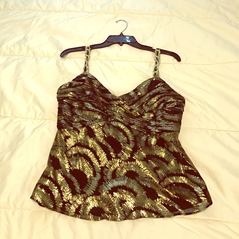 Beautiful black and gold top
