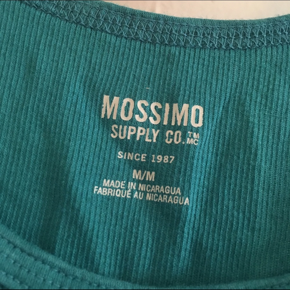 Missimo blue tank top