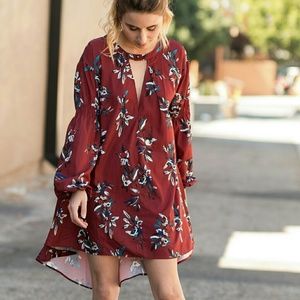 ASOS floral shift dress