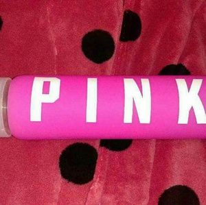 VS Pink glass bottle