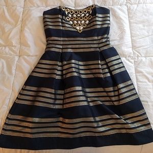 Lilly Pulitzer embellished strapless dress