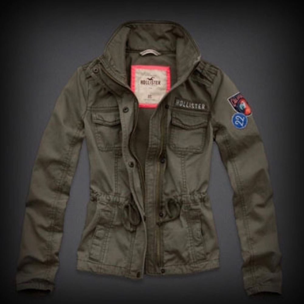 NWT Hollister Solana military jacket M