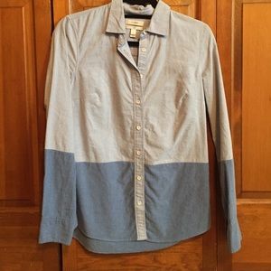 J. Crew Colorblock Boy Fit Button Down