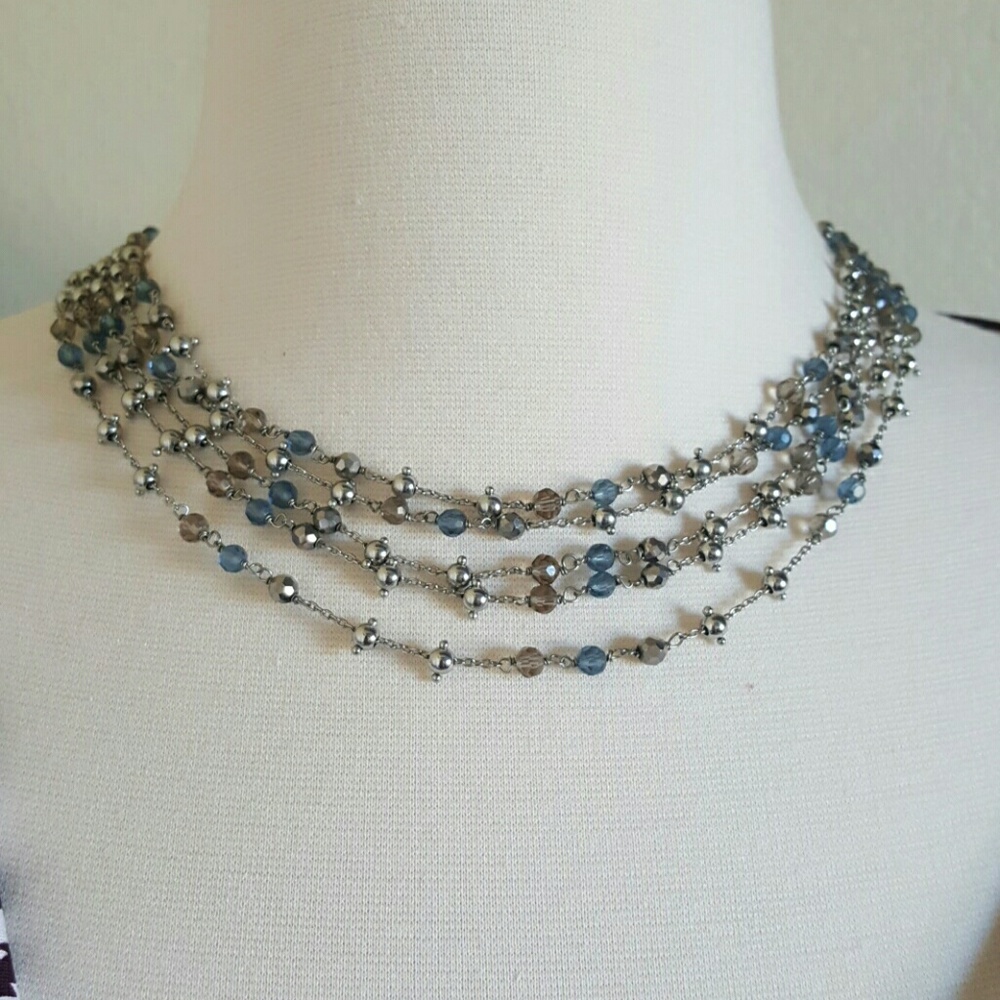 Adjustable 5-strand necklace
