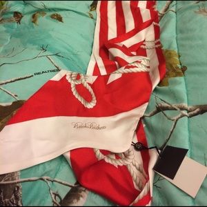Brooks Brothers 100% silk scarf