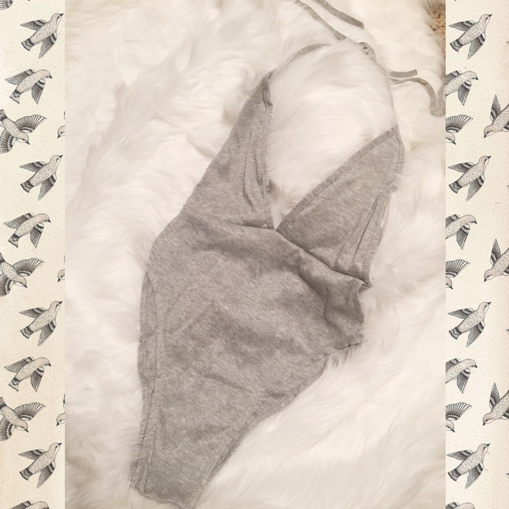 ☹️Out of stock☹️Heather gray one piece swim suit - Picture 3 of 6