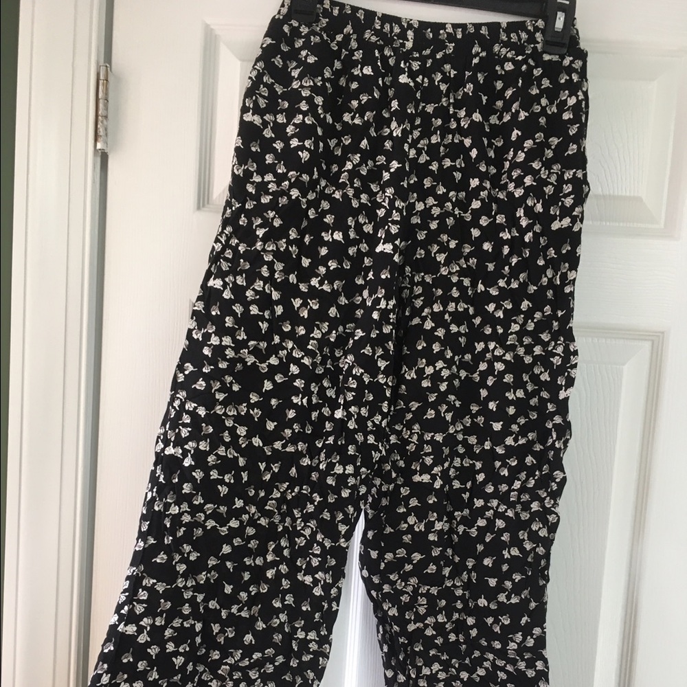 Bohemian style silky pants