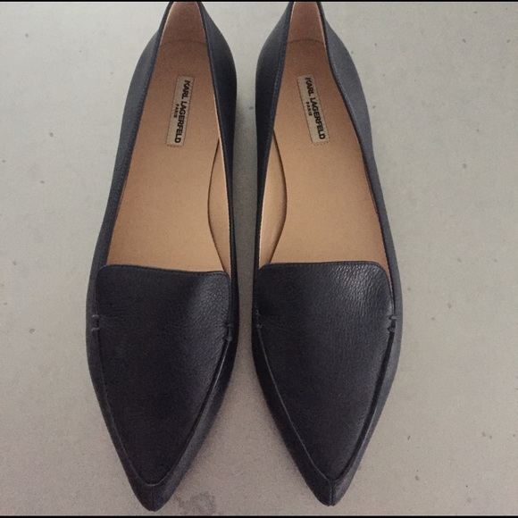 karl lagerfeld navy shoes