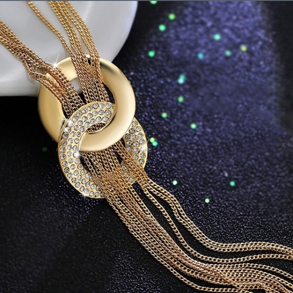Jewelry - ‼️PRICE FIRM‼️Long Tassel Pendant Chain Necklace