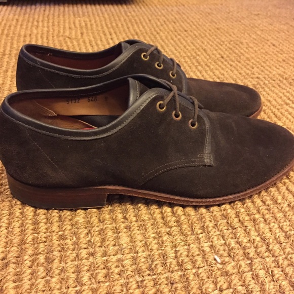 Grenson derbies in brown suede main image 4
