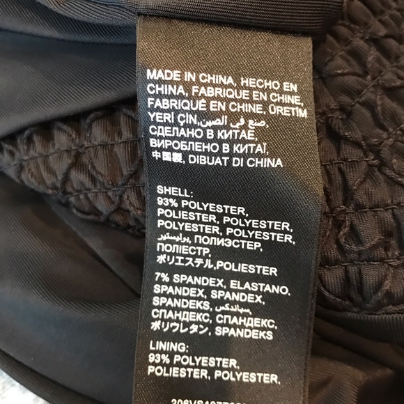 Pleated black maxi skirt -- Brand New W/tag - Picture 3 of 3