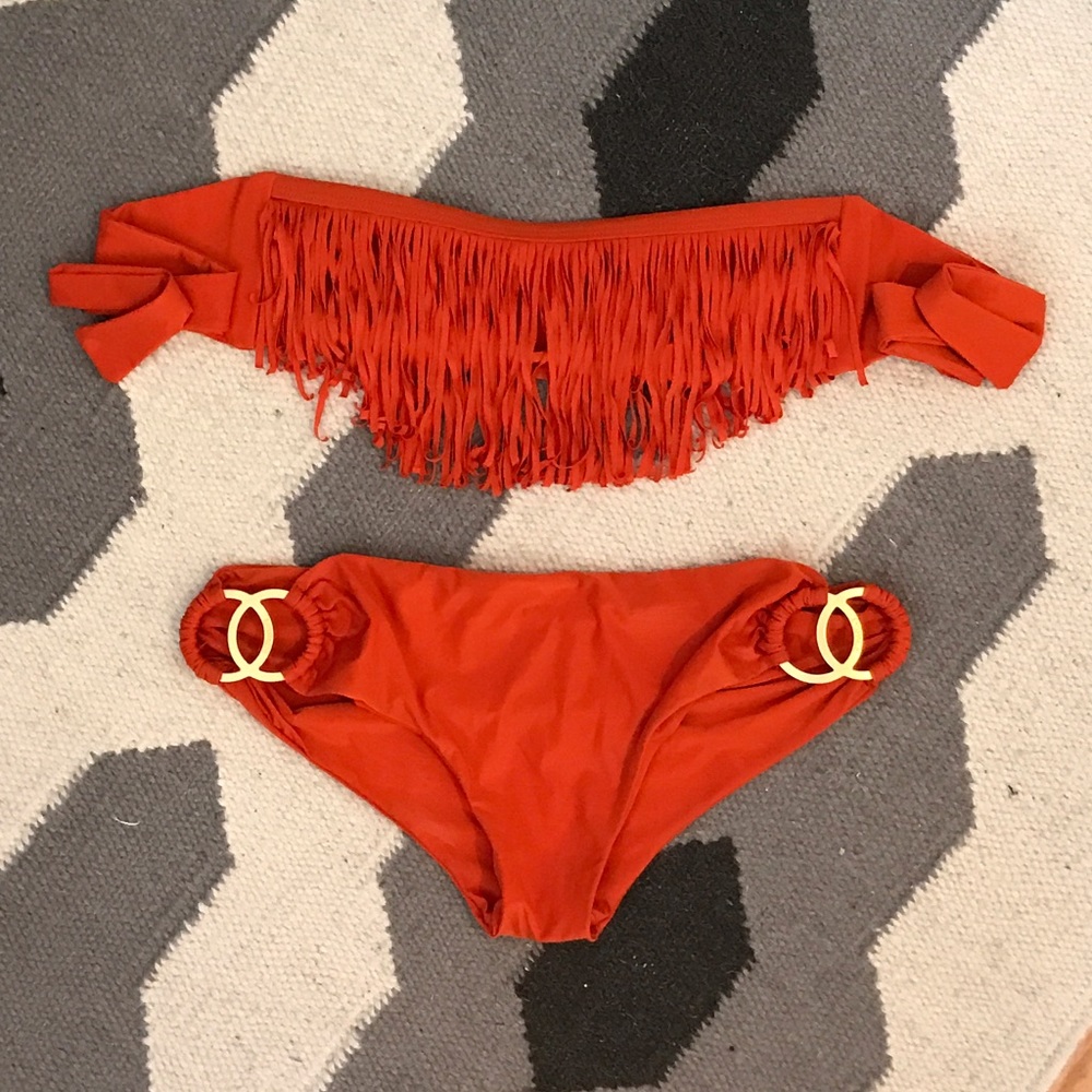 L Space Fringe Bikini