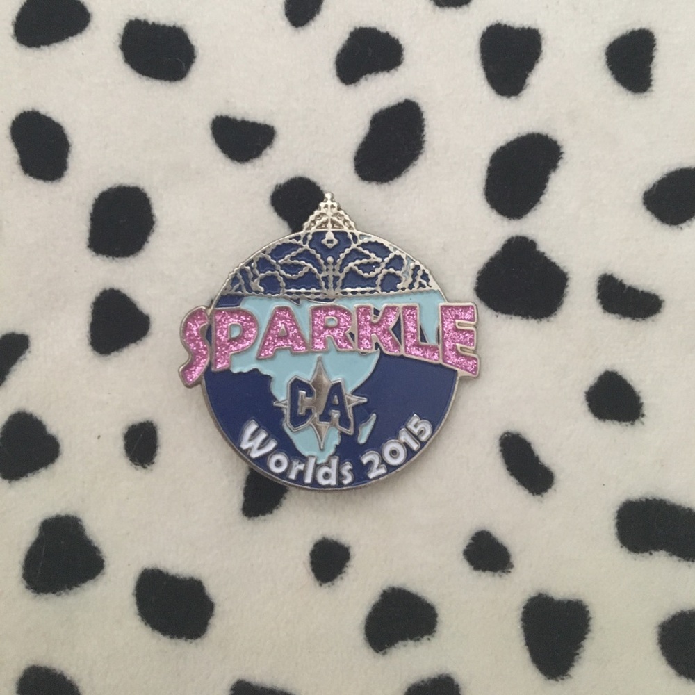 Cali Allstars Sparkle Worlds 2015 Pin!💕🌍