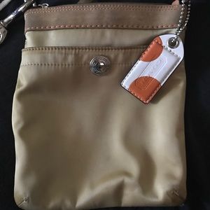 Coach cross-body nylon bag!