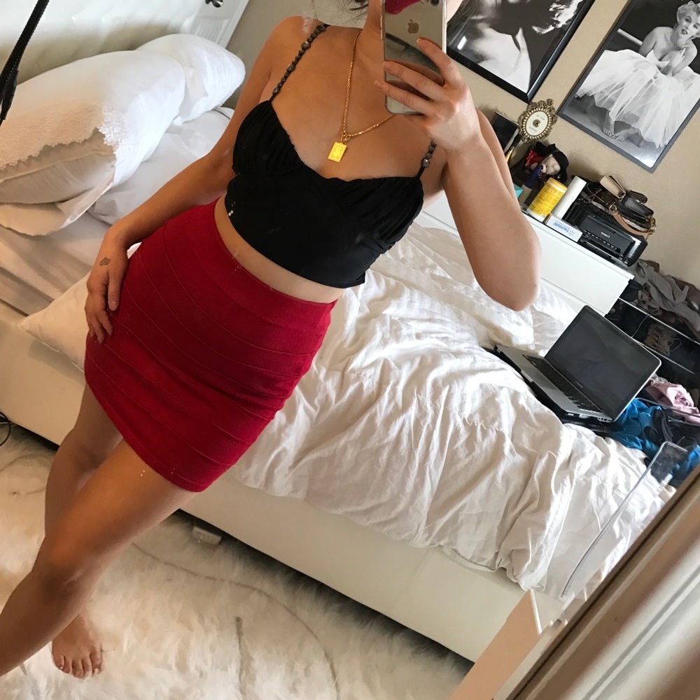 Gemstone spaghetti strap top