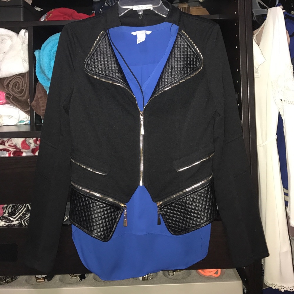 Textured Leather Jacket! - Picture 6 of 6