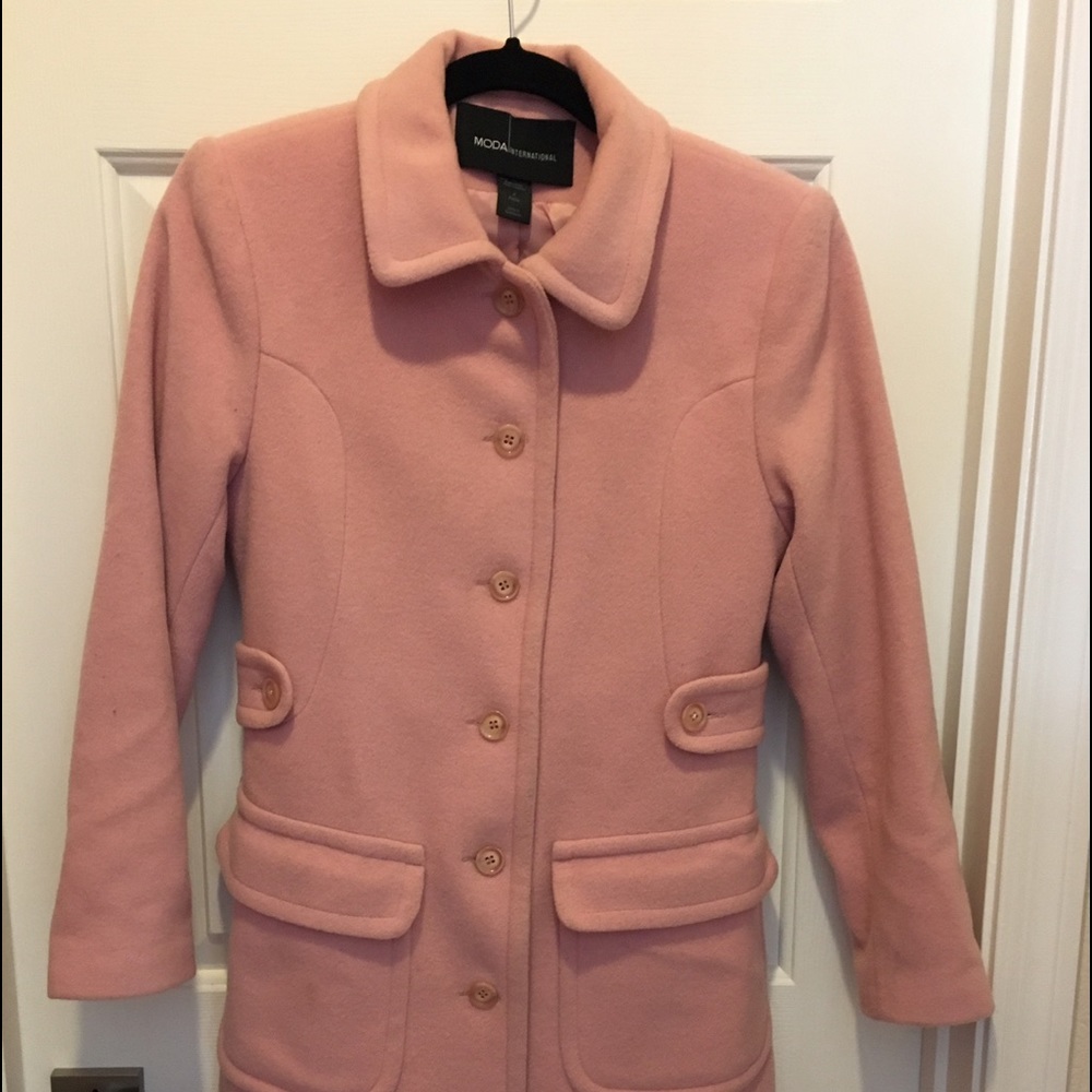 Pink long coat