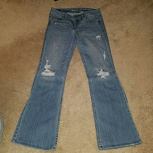 American Eagle Hipster Flare Stretch Jeans