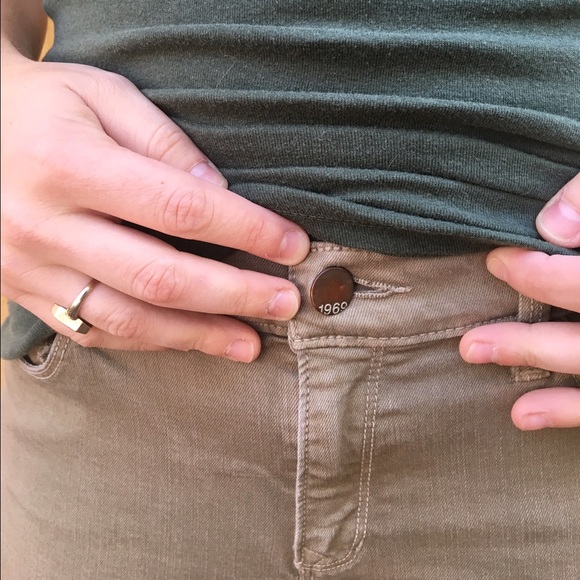 Vintage Green, size 27, GAP skinny jean - Picture 2 of 4