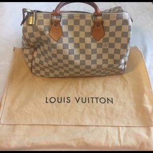 Louis Vuitton Speedy 30 in Damier Azur Canvass